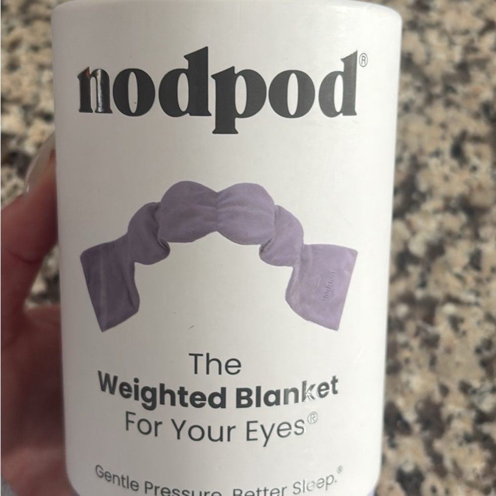 Nodpod Weighted Eye Blanket - Purple